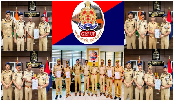 400 से ज्यादा सीसीटीवी फुटेज खंगालकर 5 माह की बच्ची को सकुशल बचाया, जीआरपी चारबाग और सर्विलांस टीम को मिला सम्मान